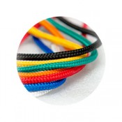Colorful tension ropes.